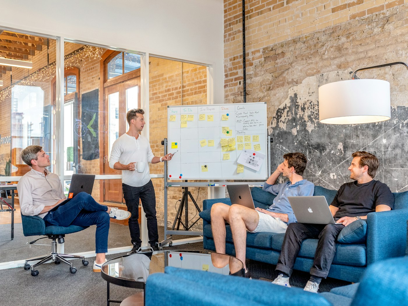 Marketing team planning a digital growth strategy